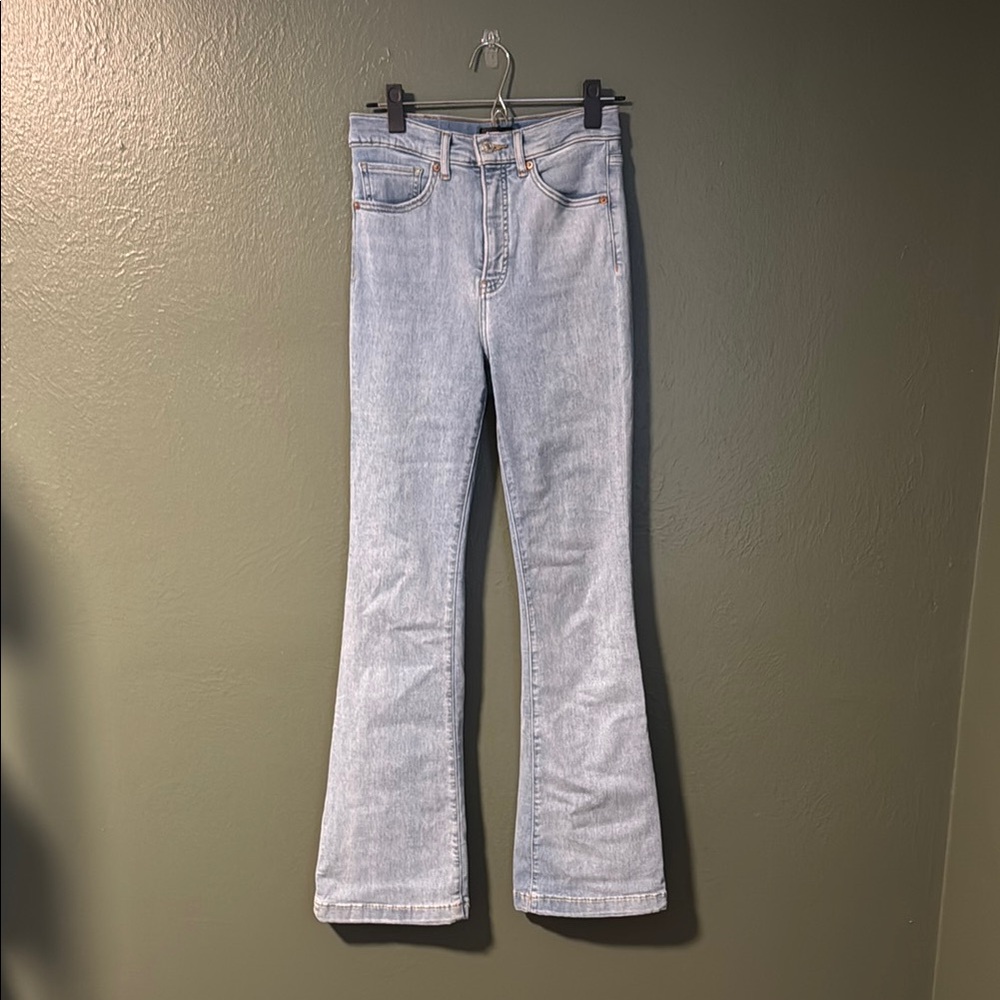 Light Blue Women's Flare Jeans